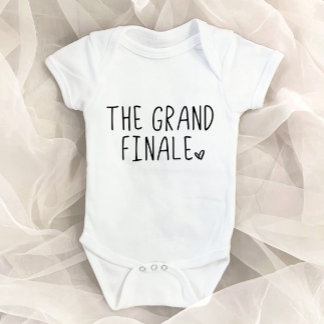 The Grand Finale Last Baby Pregnancy Announcement Bodysuit