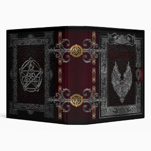 The Grand Grimoire Witches Book Of Shadows 3 Ring Binder