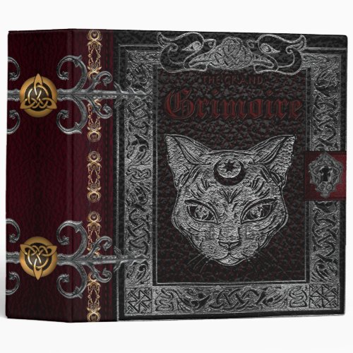 The Grand Grimoire Witches Book Of Shadows 3 Ring Binder