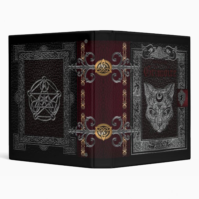 The Grand Grimoire Witches Book Of Shadows Binder (Background)