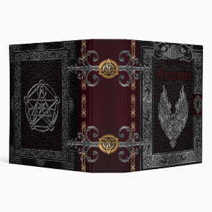 The Grand Grimoire Witches Book Of Shadows Binder