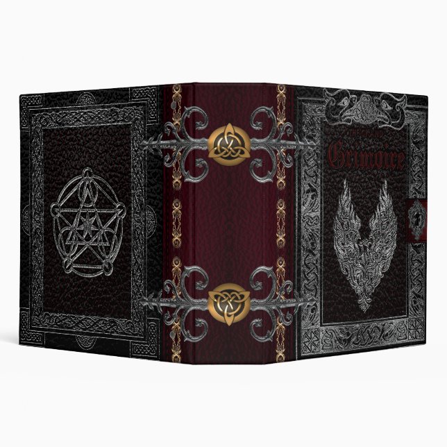 The Grand Grimoire Witches Book Of Shadows Binder (Background)