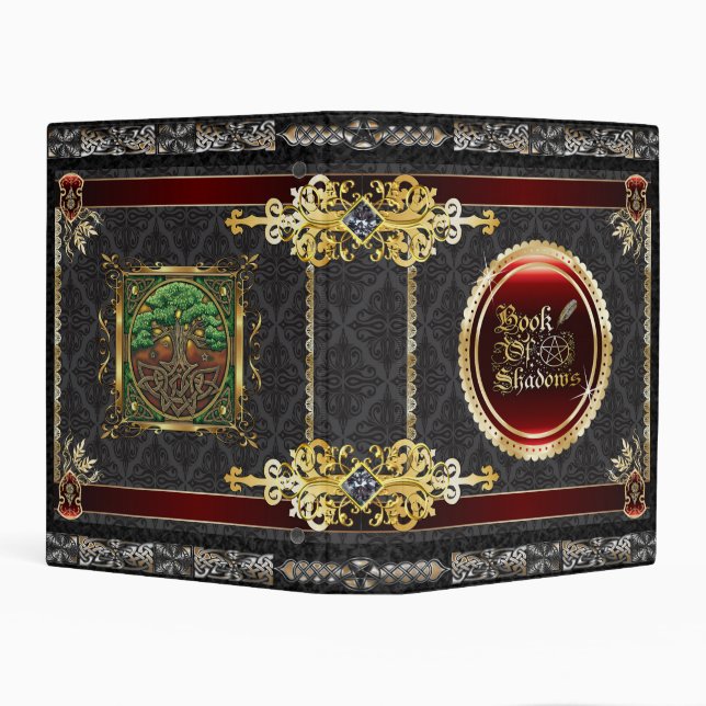 🔮The Grand Grimoire Witches Book Of Shadows Mini Binder (Background)