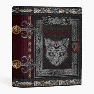 🔮The Grand Grimoire Witches Book Of Shadows🔮 Mini Binder