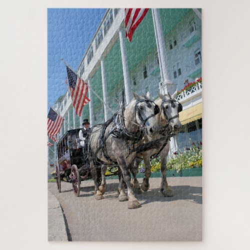 The Grand Hotel _ Mackinac Island Michigan _20x30 Jigsaw Puzzle