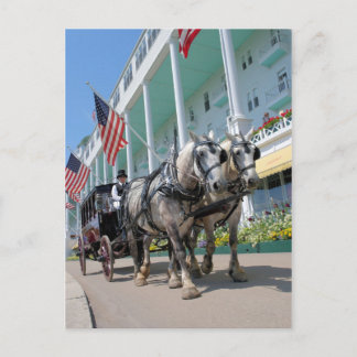 The Grand Hotel - Mackinac Island, Michigan Postcard