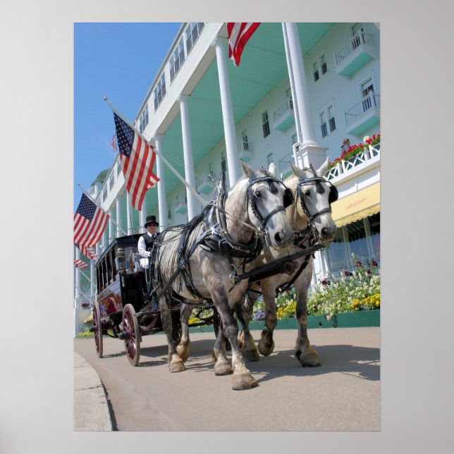 The Grand Hotel - Mackinac Island, Michigan Poster (Front)