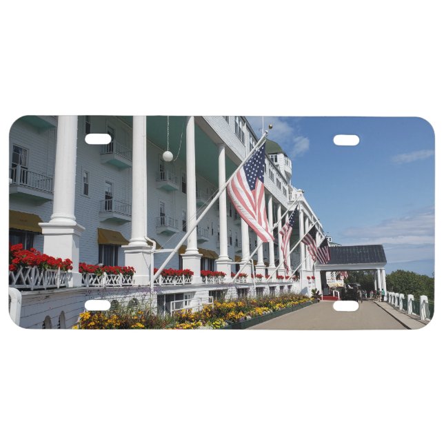 The Grand Hotel on Mackinac Island, Michigan License Plate (Front)