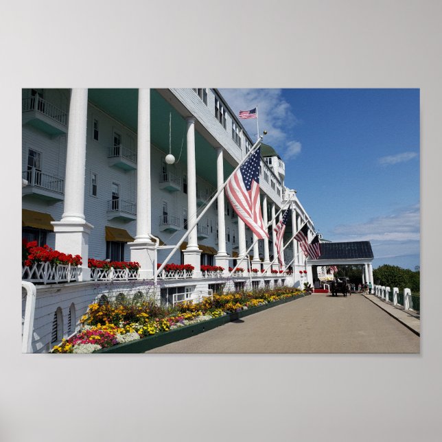 The Grand Hotel on Mackinac Island, Michigan Poster (Front)