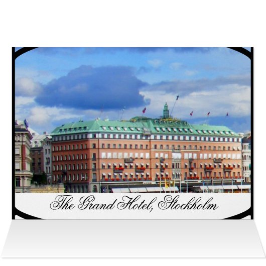The Grand Hotel, Stockholm Sweden Card (Inside Horizontal (Top))