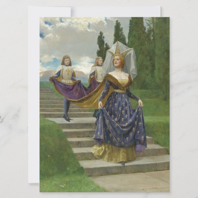 The Grand Lady (by John Collier) Card (Front)