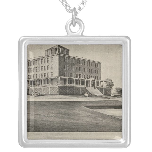 The Grand, Mont Vernon, NH Silver Plated Necklace (Front)