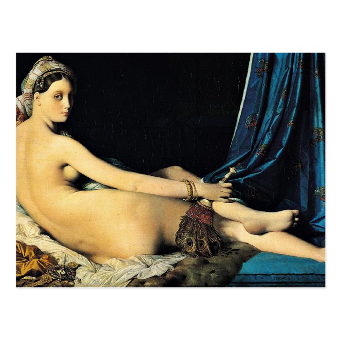 The Grand Odalisque, Français La Grande Odalisque Postcard