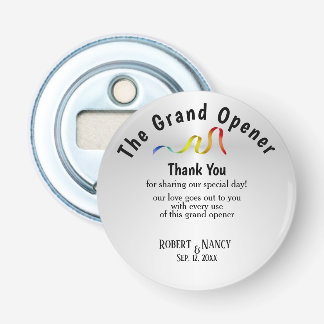 The Grand Opener Wedding Favor