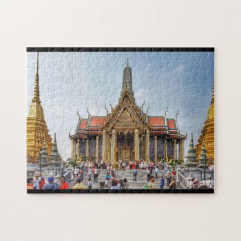 The Grand Palace Bangkok Thailand Jigsaw Puzzle by Flissitations at Zazzle