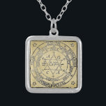 The Grand Pentacle of Salomon PROTECTION & POWER Silver Plated Necklace<br><div class="desc">From the HEPTAMERON. According to folk-lore,  wearing this is said to preserve one from dangers and confer the power to command spirits. Several size and metal options.</div>