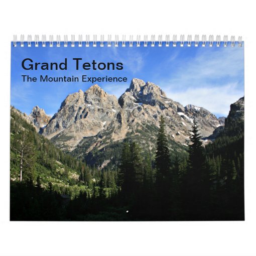 The Grand Tetons Calendar Zazzle