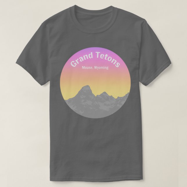 The Grand Tetons National Park T-Shirt (Design Front)