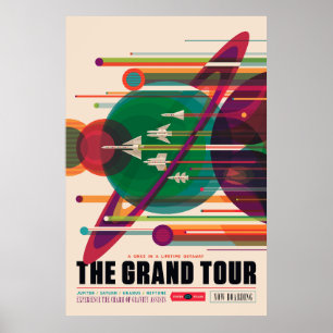The Grand Tour - NASA/JPL's Retro Space Poster