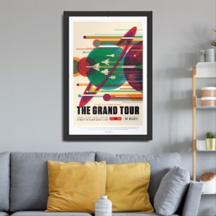 The Grand Tour NASA Visions of the Future Framed Art