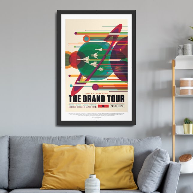 The Grand Tour | NASA Visions of the Future Framed Art (Living Room 3)