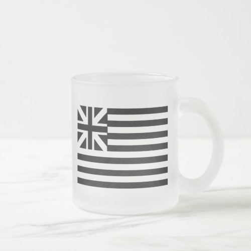 The Grand Union Flag Frosted Glass Coffee Mug