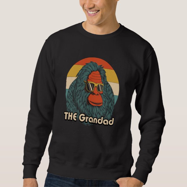 The Grandad Fathers Day Grandpa Parents Grandfathe Sweatshirt (Front)