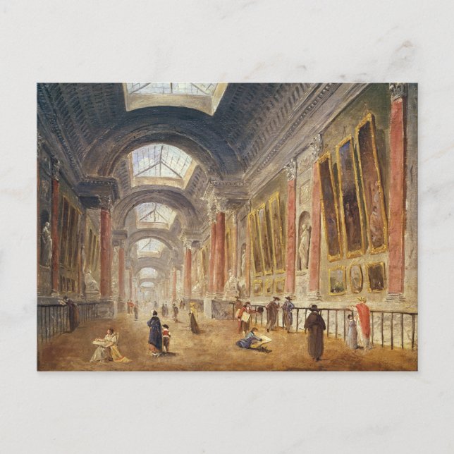 The Grande Galerie of the Louvre Postcard (Front)