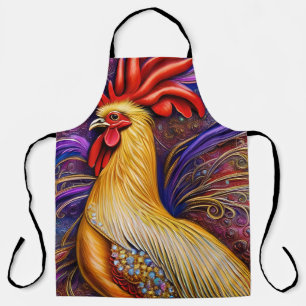 The Grandeur of a Rooster Apron