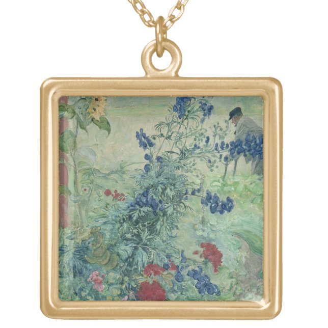 The Grandfather Gold Plated Necklace (Front)