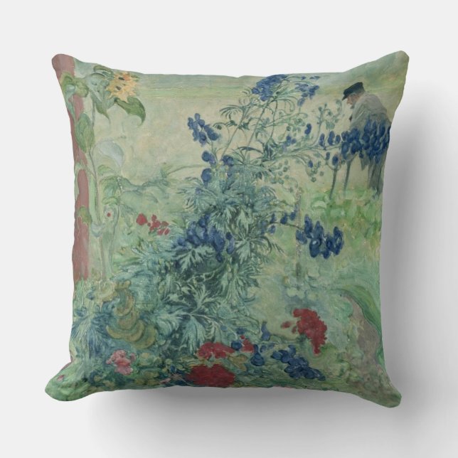 The Grandfather Throw Pillow (Front)