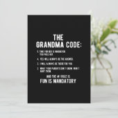 The Grandma Code | Fun Is Mandatory (Standing Front)