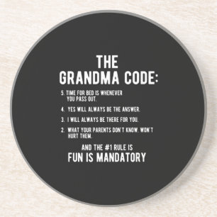 The Grandma Code   Fun Is Mandatory Coaster