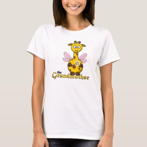 The Grandmother Giraffe Fairy Godmother T_Shirt