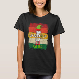 The Grandson Elf Matching Group Christmas Party Pa T-Shirt