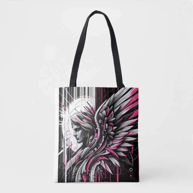 the graphic angel tote bag (Front)