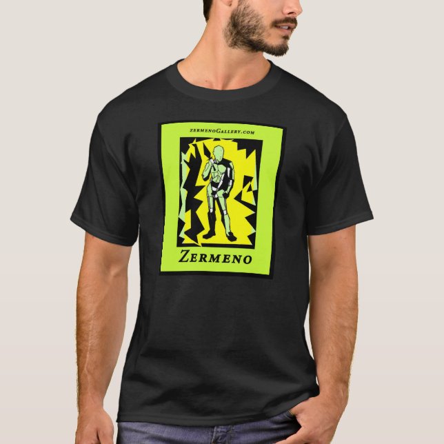 "The Graphic Warrior" One Designed by Zermeno T-Shirt (Front)