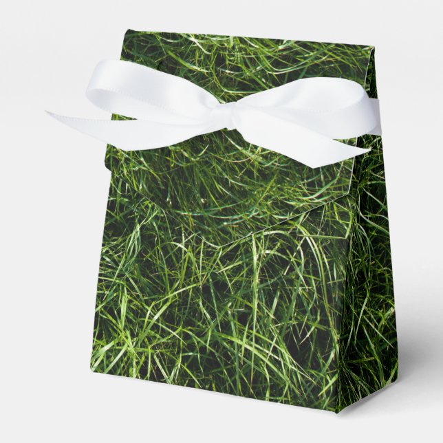 The Grass is Always Greener Favor Box (Front Side)