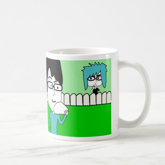 'The grass is always greener’ Korean proverb Coffee Mug (Right)