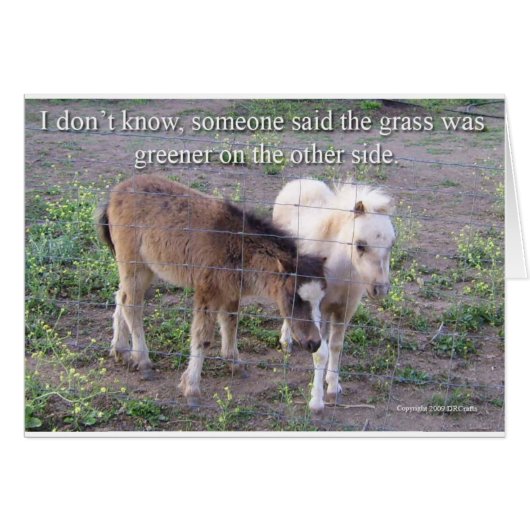 The Grass is Greener Cards (Front Horizontal)