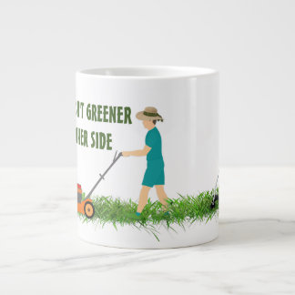 The grass isnt greener on the other side mug
