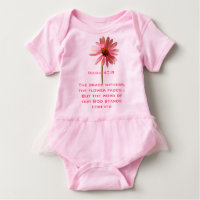 The Grass Withers, The Flower Fades... Baby Bodysuit