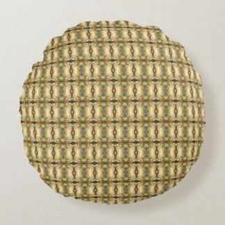 The Grasshopper and the Nectar Artwork.1 Round Pillow