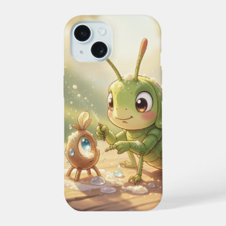 The Grasshopper and the Nectar Artwork.2 iPhone 15 Case