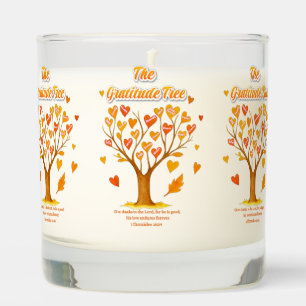 'The Gratitude Tree' Scented Jar Candle
