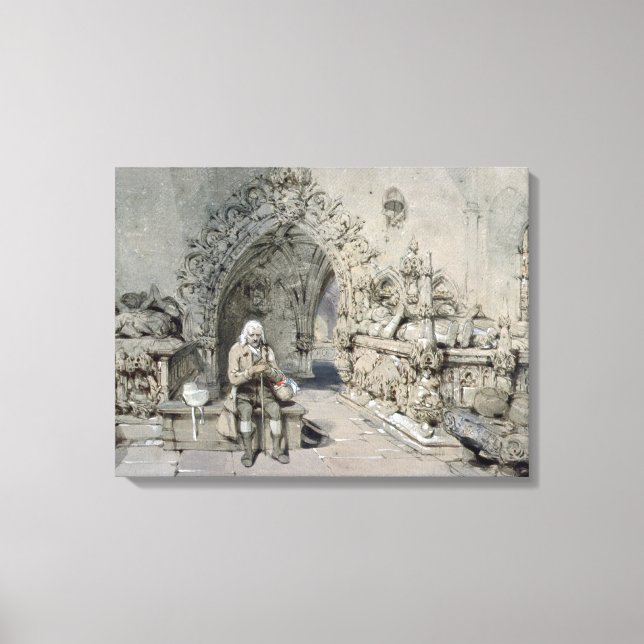 The Grave of Little Nell Canvas Print (Front)