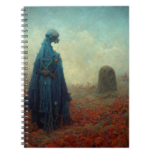 The Grave Surreal Sci-Fi Fantasy Alien Notebook