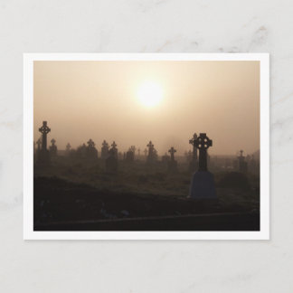 The graveyard postcard