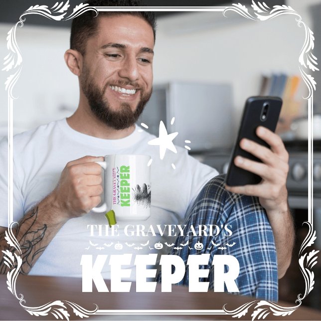 The Graveyard's Keeper Coffee Mug (The Graveyard's Keeper cover from The Beekeeper Store)