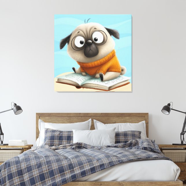 The Gravity of Stories Canvas Print (Insitu(Bedroom))